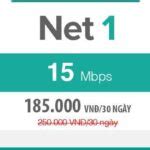 Gói cước FTTH Net 1 – 15Mbps .